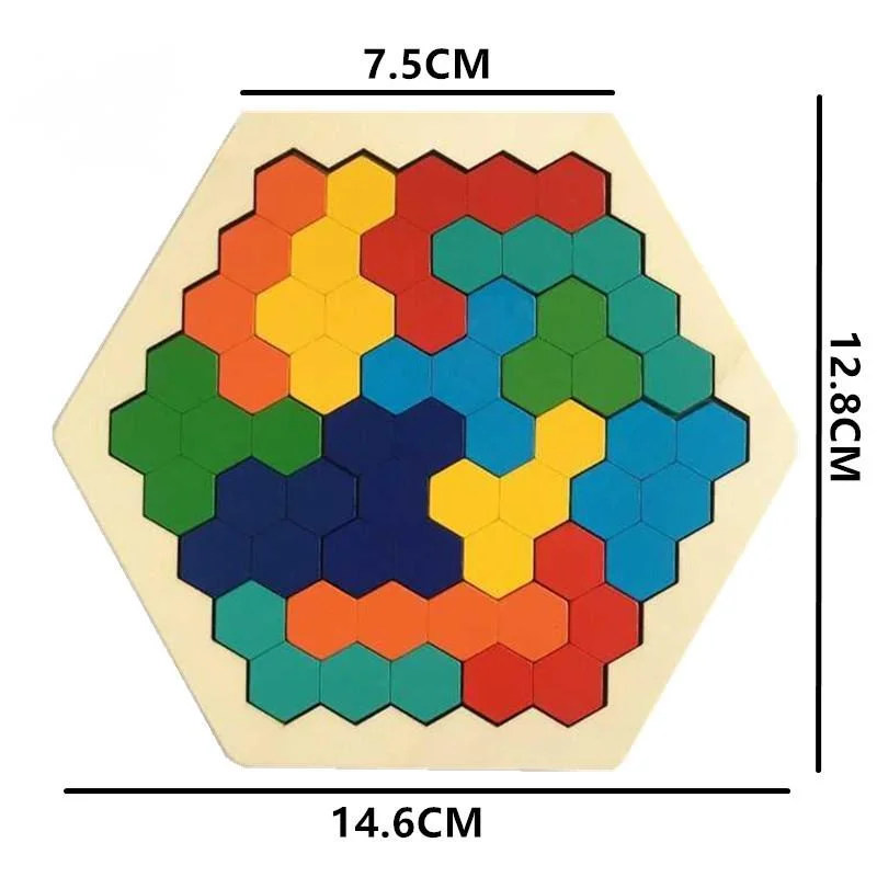 puzzle-hexagonal-bois-colore-pour-enfants