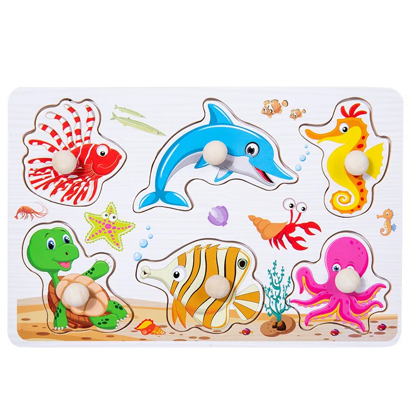 Jouets écologiques en bois - Mer Marine