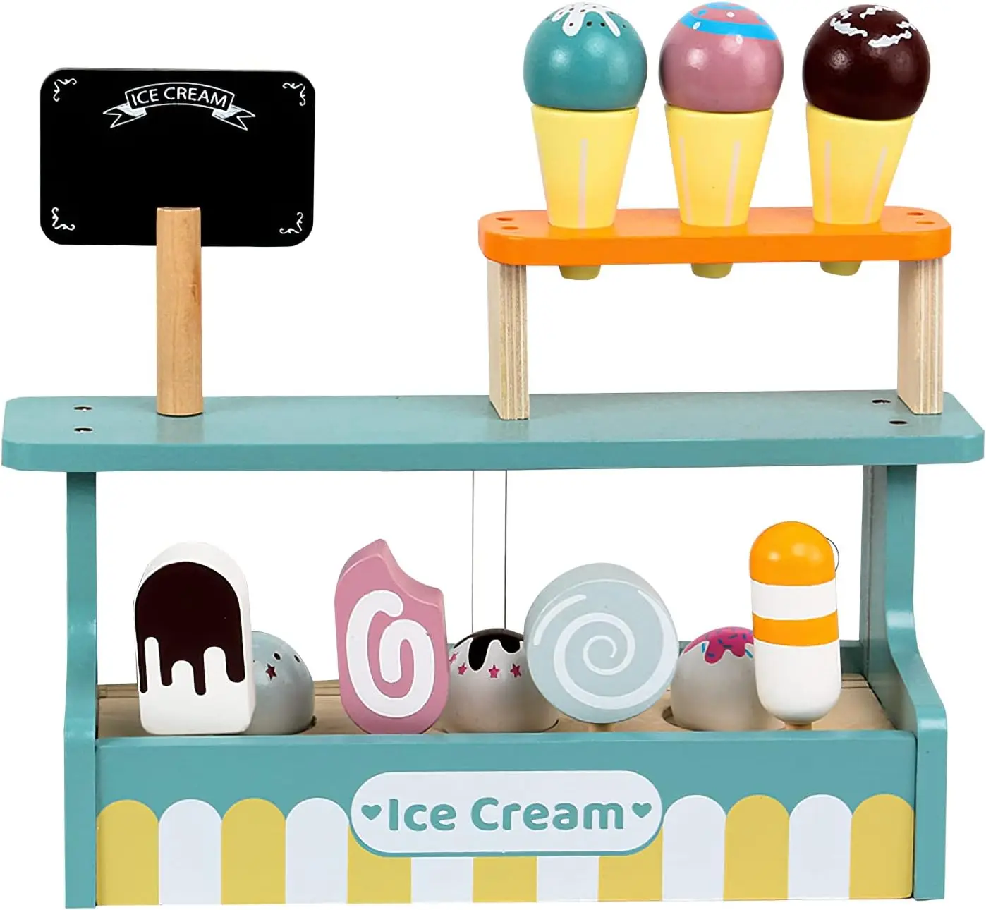Jouets écologiques en bois - Crème Glaceuse