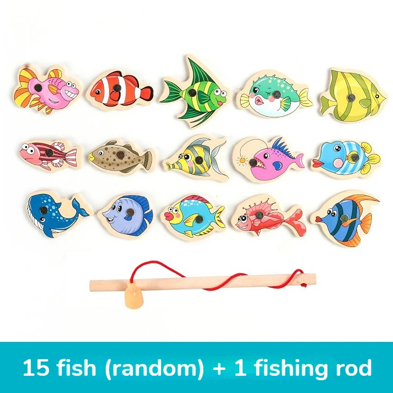 Jouets écologiques en bois - Merveilleux Poisson